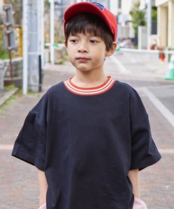 Kids' Short Sleeve T-shirt Color Palette Plain Color T-Shirt Rib M