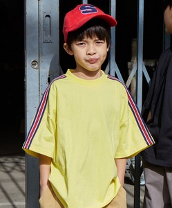 Kids' Short Sleeve T-shirt Plain Color T-Shirt Large Silhouette STREET Short-Sleeve