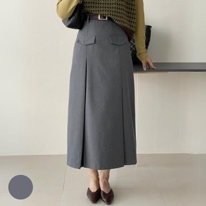 Skirt Front Spring/Summer Pocket Long
