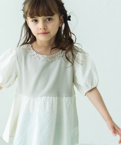 儿童半袖衬衫 蕾丝设计 衬衫