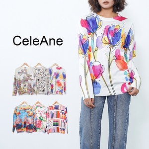 Sweater/Knitwear Long Sleeves Printed 【2024NEW】