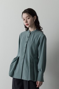 Button Shirt/Blouse Peplum