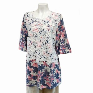 Tunic Front Floral Pattern Printed