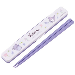 Chopsticks Skater Antibacterial KUROMI 18cm Made in Japan