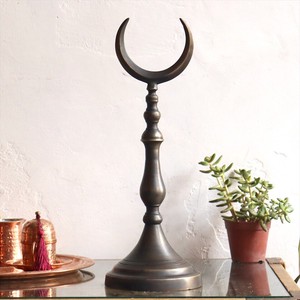 トルコオブジェ 装飾品　ヒラル・月型の装飾 高さ　37cm 銅製品