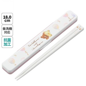 筷子 轻松熊 抗菌加工 小白熊 Skater 18cm 日本制造