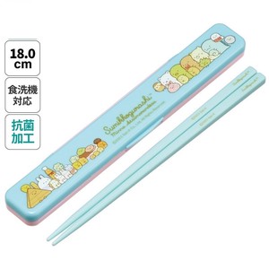 Chopsticks Sumikkogurashi Skater Antibacterial 18cm Made in Japan