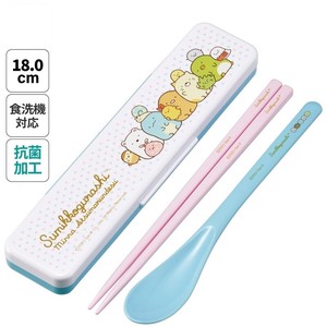 Bento Cutlery Sumikkogurashi Skater Antibacterial Made in Japan