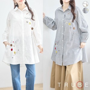 Button Shirt/Blouse Design L M 【2024NEW】