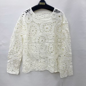 T-shirt Crochet Pullover Spring/Summer Tops