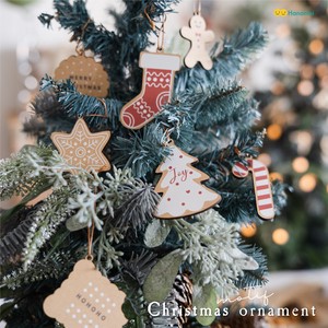 【日本製】 クリスマス ウッド オーナメント モチーフ クリスマスツリー 飾り付け 木製 ツリー