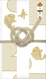 Furukawa Shiko Envelope Mino Foil Sea Bream Congratulatory Gifts-Envelope