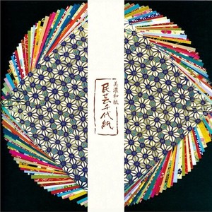 Furukawa Shiko Letter Writing Item Chiyogishi Folk Craft Chiyogami 40-pcs
