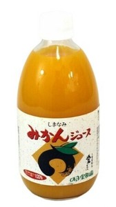 【乃万製菓】※混載2の倍数より直送【ストレートジュース】しまなみ　みかんジュース　500ml