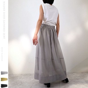 Skirt Gathered Skirt Washer Sheer 【2024NEW】