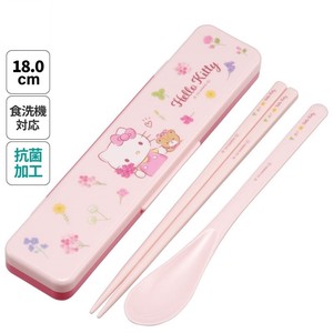 Bento Cutlery Hello Kitty Skater Antibacterial Made in Japan