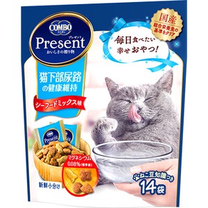 [日本ペットフード]コンボ　プレゼント　キャット　おやつ　猫下部尿路の健康維持42g