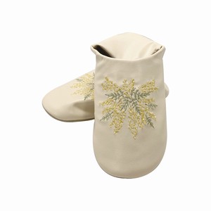 Room Shoes Embroidery Mimosa