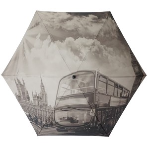 55cm 全面プリント折りたたみ傘　世界の風景フォトプリント-ロンドン（イギリス）