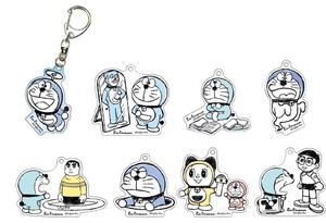 Key Ring Doraemon Acrylic Key Chain 8-pcs