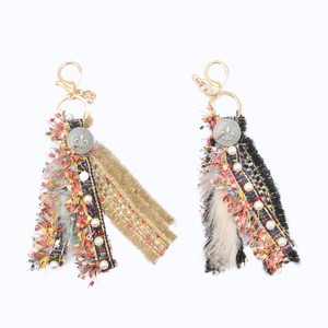 Jewelry Pearl Key Chain Feather