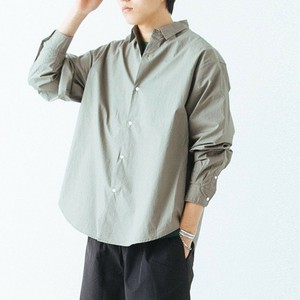 【ユニセックス】コットンポプリン - レギュラーカラーシャツ