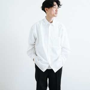 【ユニセックス】ハイカウントブロード - オーバーサイズレギュラーシャツ