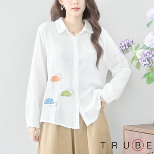 Button Shirt/Blouse Design Cotton L M 【2024NEW】
