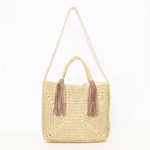 ★【クーコ COOCO】ペーパータッセルハンドル2WAY カゴバッグ／A4対応 トートバッグ SALE