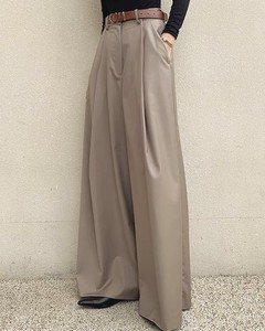 Full-Length Pant Tucked Wide Pants 2024 Spring/Summer