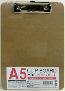 バインダークリップボード A5 403-12