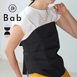 T-shirt Layered Cut-and-sew Bustier