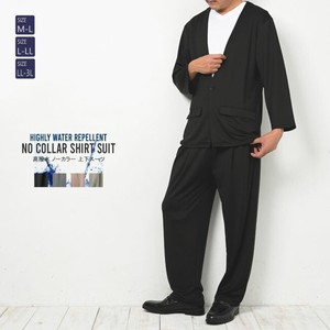 Suit Oversized Collarless Water-Repellent Casual Men's Set of 2 【2024NEW】