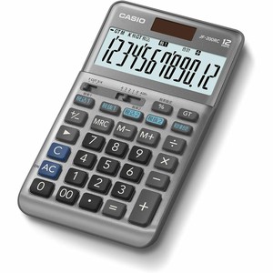 【カシオ計算機】軽減税率電卓 12桁 ジャストタイプ