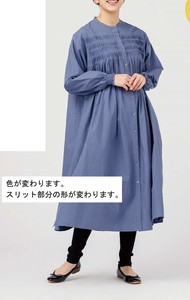 Casual Dress Shirring One-piece Dress Washer