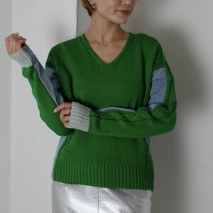 Sweater/Knitwear Docking Denim