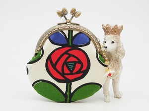 Pouch Red Gamaguchi Coin Purse