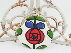 Pouch Red Gamaguchi Coin Purse