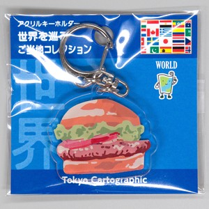 Key Ring Burgers Acrylic Key Chain