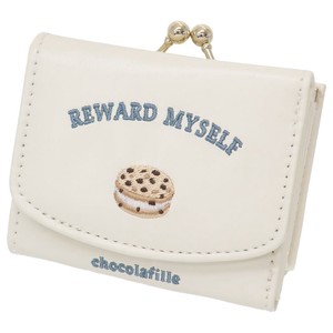 【財布】ショコラフィーユ ミニ財布 がまぐち三つ折り チョコクッキーサンド