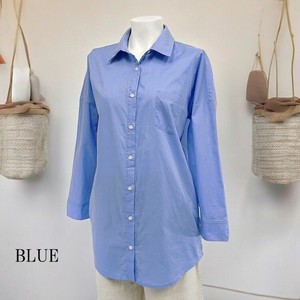 Button Shirt/Blouse Tunic Large Silhouette