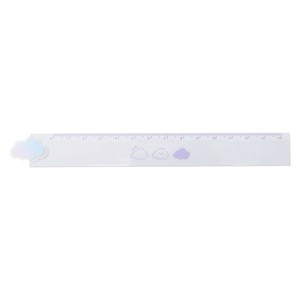 Ruler/Measuring Tool Cloud with Mascot Ruler 14cm