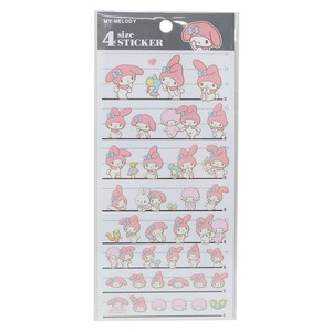 【シール】マイメロディ 4サイズステッカー