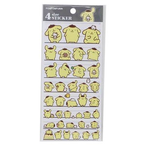 ポムポムプリン 4サイズステッカー