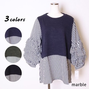 T-shirt Pullover Stripe Switching