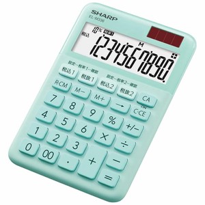 【シャープ】カラー・デザイン電卓 10桁 ミニナイスサイズタイプ