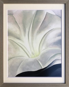 アートパネル　ジョージア・オキーフ Georgia O’Keeffe MORNING GLORY WITH BLACK,1926