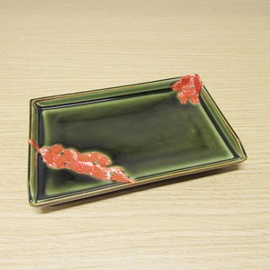 Main Plate Arita ware Green 18cm Made in Japan