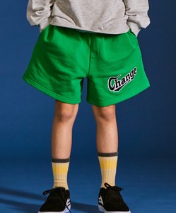 Kids' Short Pant Brushed Embroidered Patch