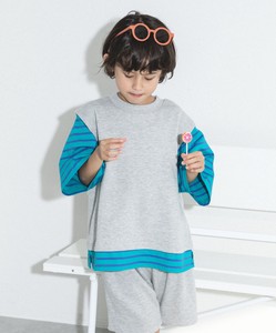 儿童西装套装 异材质拼接/对接 夹绒 分层风格